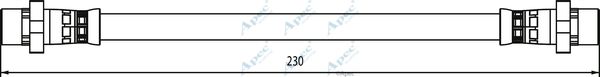 APEC BRAKING stabdžių žarnelė HOS3961